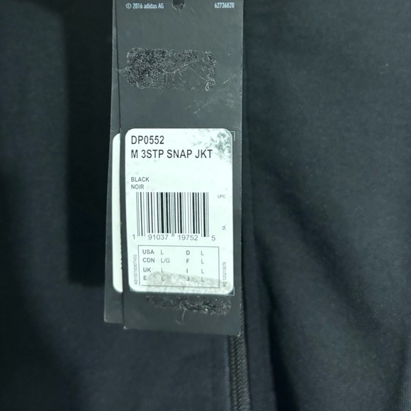 Adidas Y-3 Yohji Yamamoto Jacket Mens Large Black Trench Coat Snap Track Zip - Picture 8 of 16